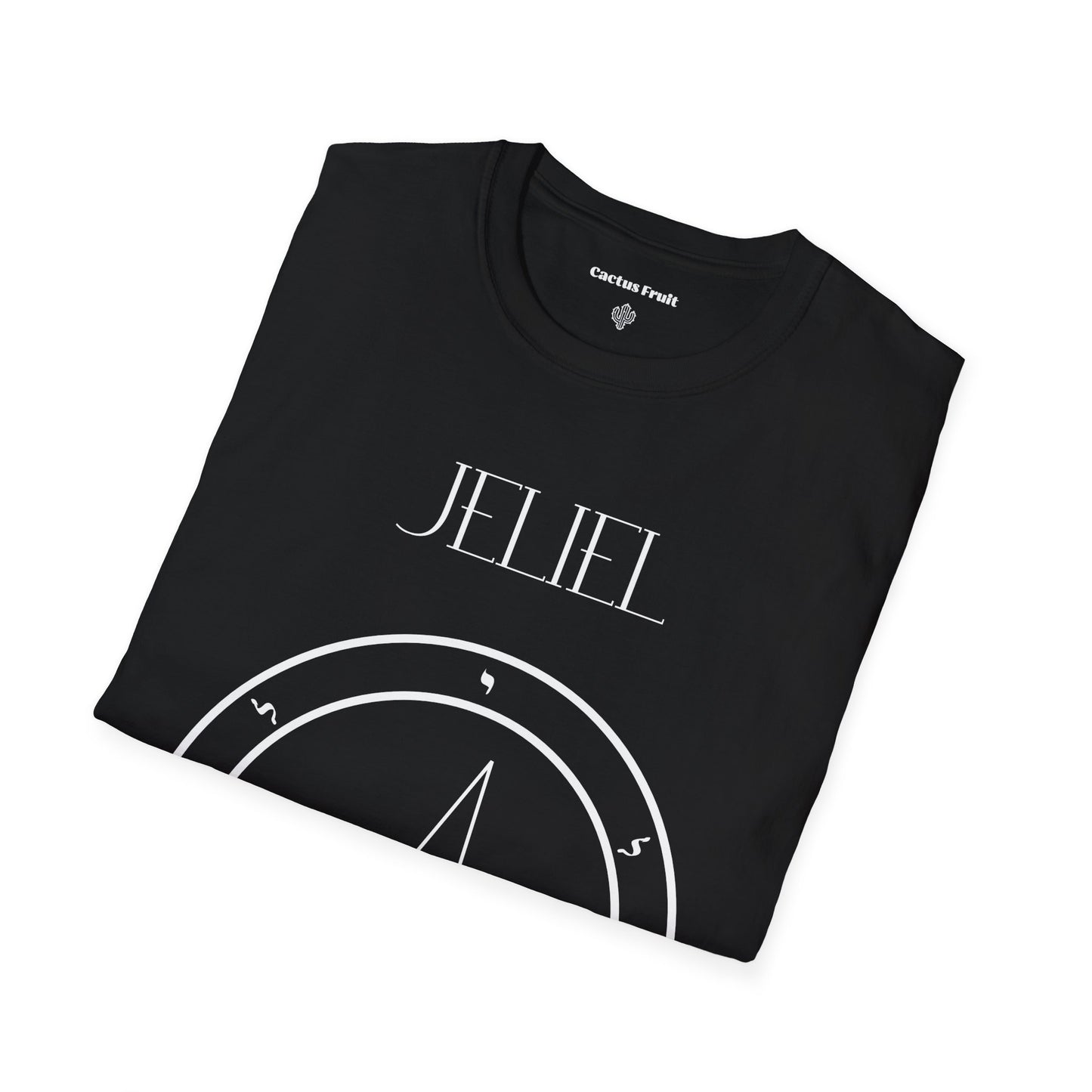 Folded Jeliel T-Shirt in black
