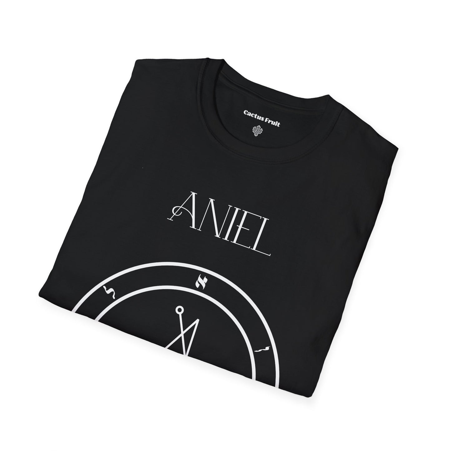 Folded Aniel T-Shirt in black