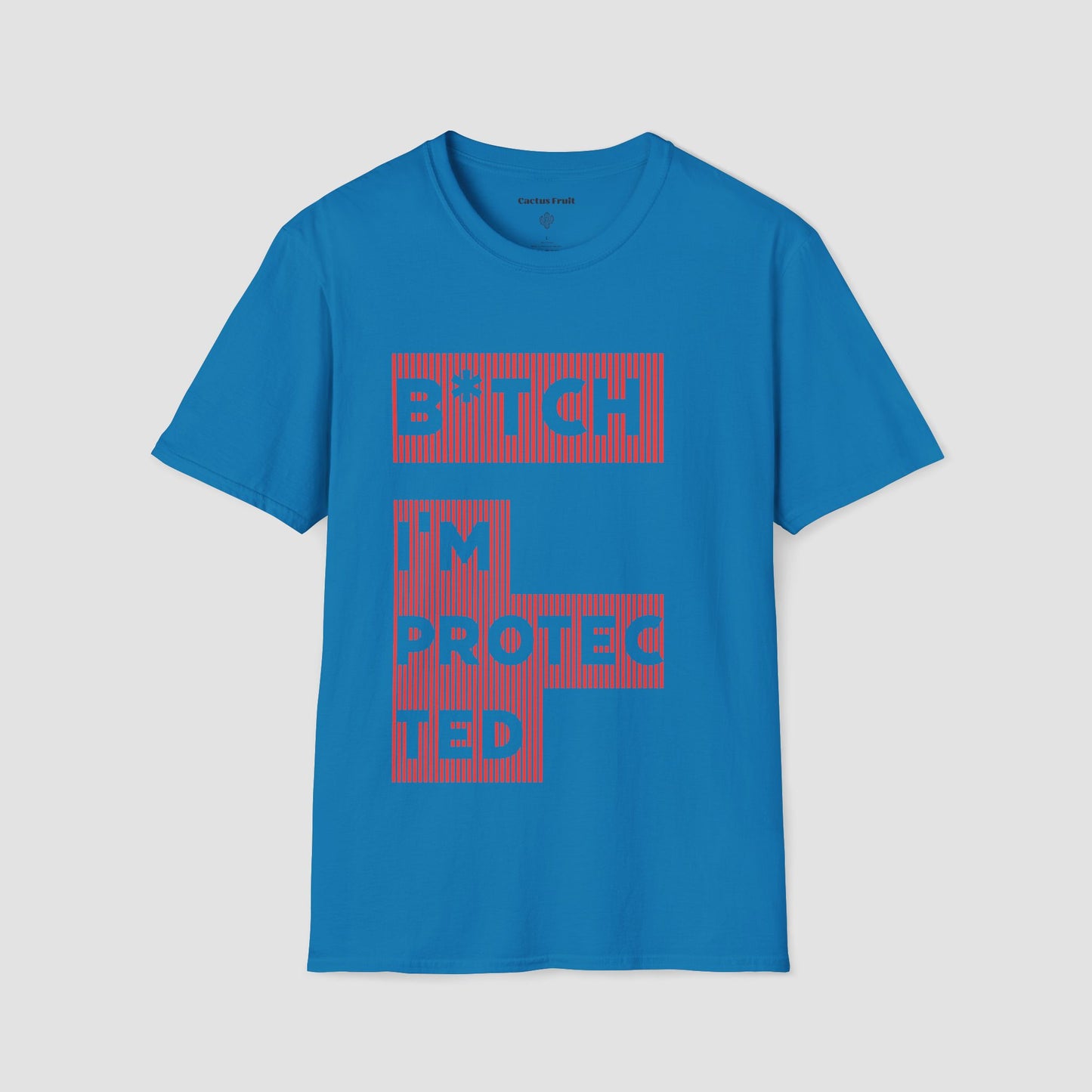 B★tch, I’m Protected Red Stripe T-Shirt
