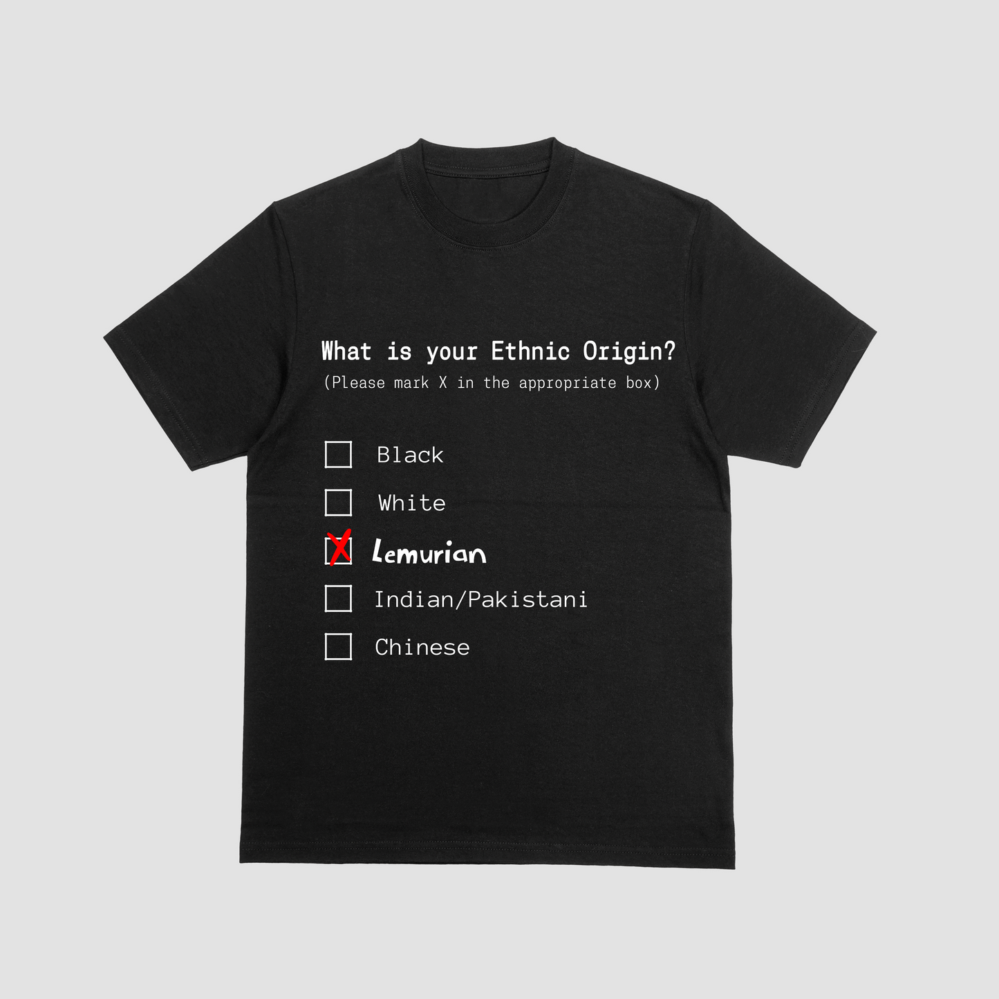 Lemurian ethnicity T-Shirt in Black
