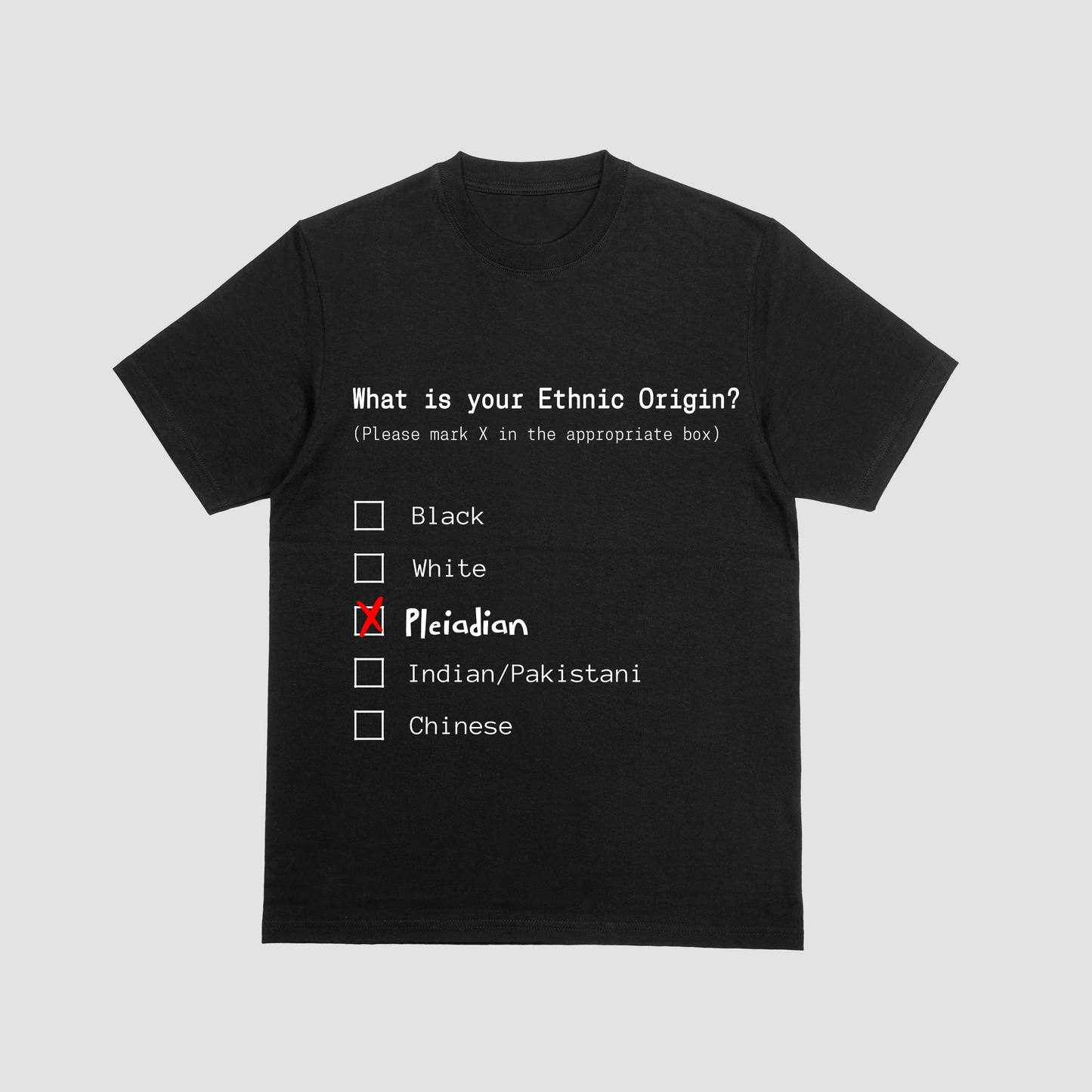 Pleiaian ethnicity T-Shirt in Black