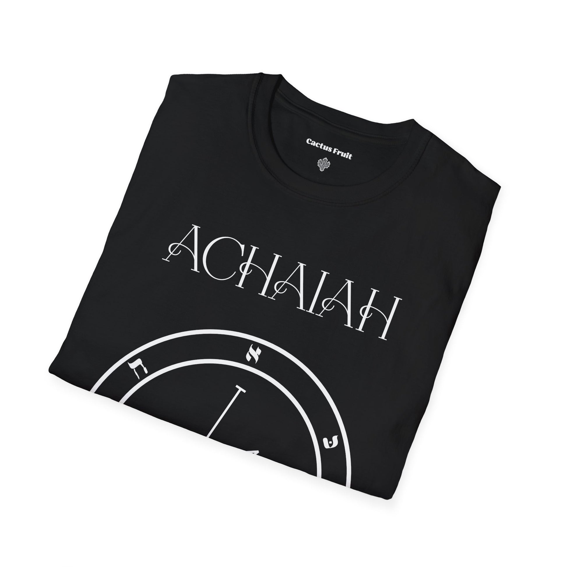 Folded Achaiah T-Shirt in black