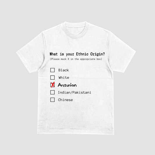 Arcturian Ethnicity T-Shirt in White