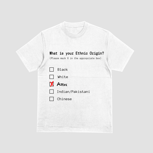 Aztec ethnicity T-Shirt in White