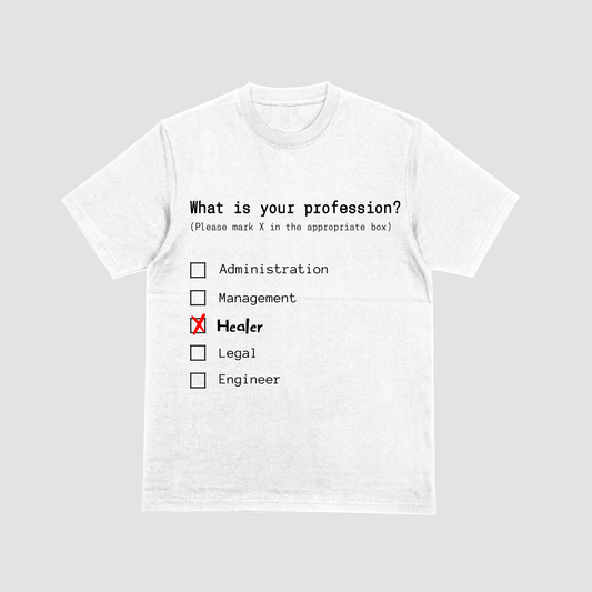 Healer Profession T-Shirt in White